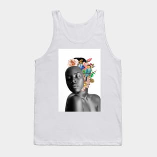 Flower face Tank Top